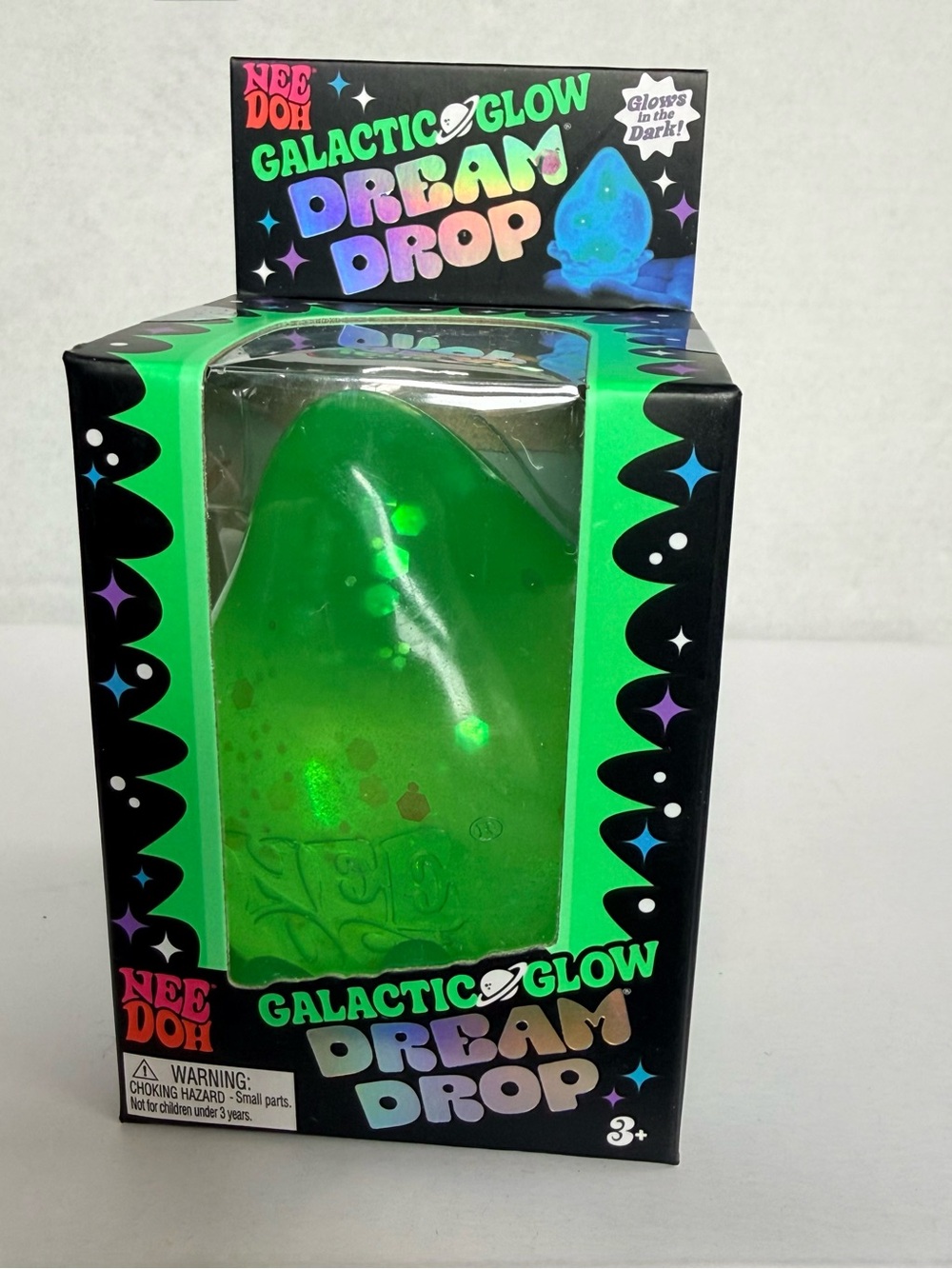 NeeDoh Galactic Glow Dream Drop Cosmic Bloom Green HTF RARE Viral Schylling